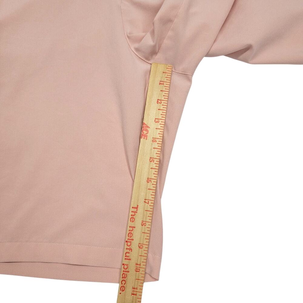 Nike Golf Shorts Mens 32 Pink Peach Dri-Fit Flat Front V-Notch Chino Active - Picture 9 of 10